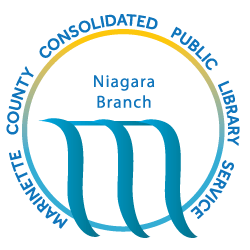 Niagara Branch, Marinette County Consolidated Public Library Service logo